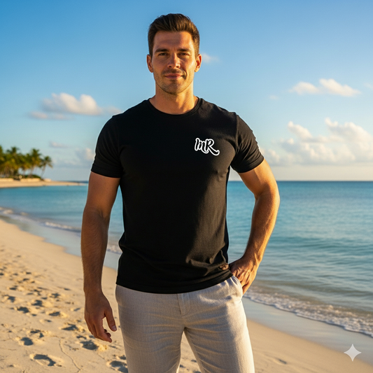 Camiseta Hombre MR Negra - "Envío sólo a España"