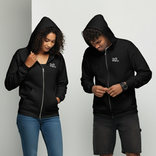 Sudadera gruesa MR Unisex con Capucha y Cremallera