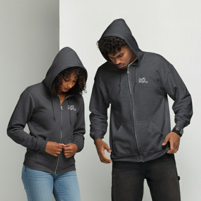 Sudadera gruesa MR Unisex con Capucha y Cremallera