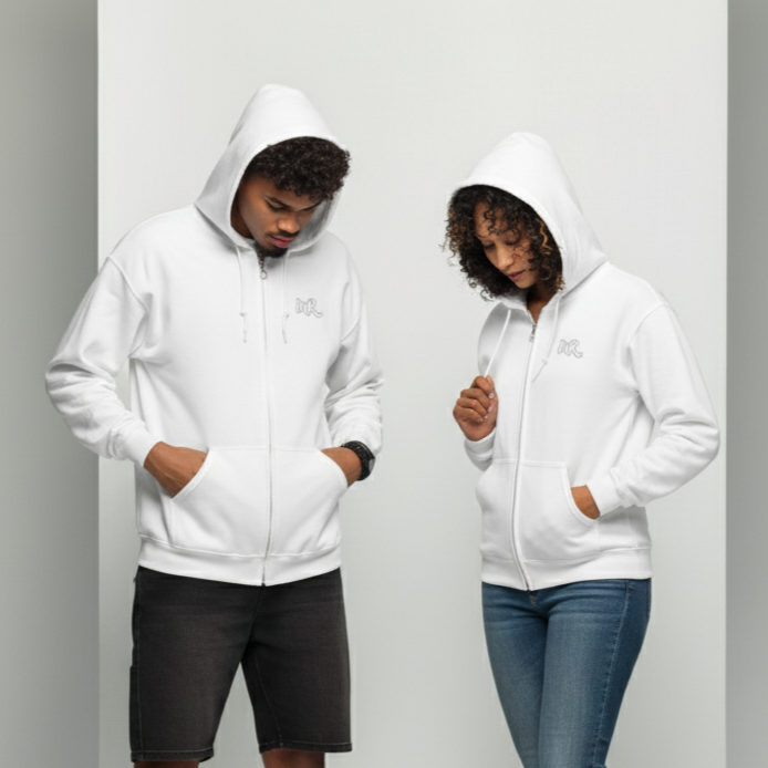Sudadera gruesa MR Unisex con Capucha y Cremallera